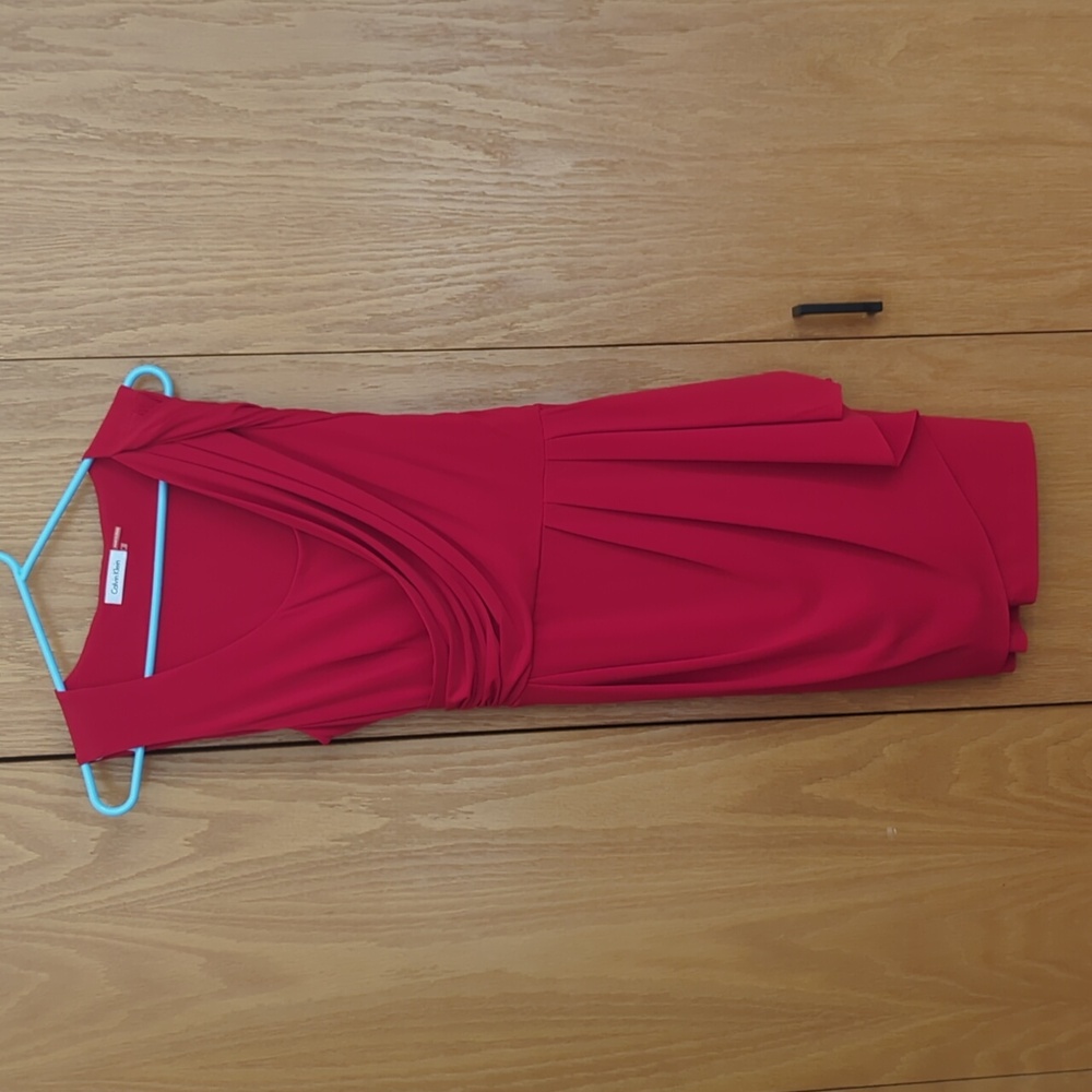 Calvin Klein red dress